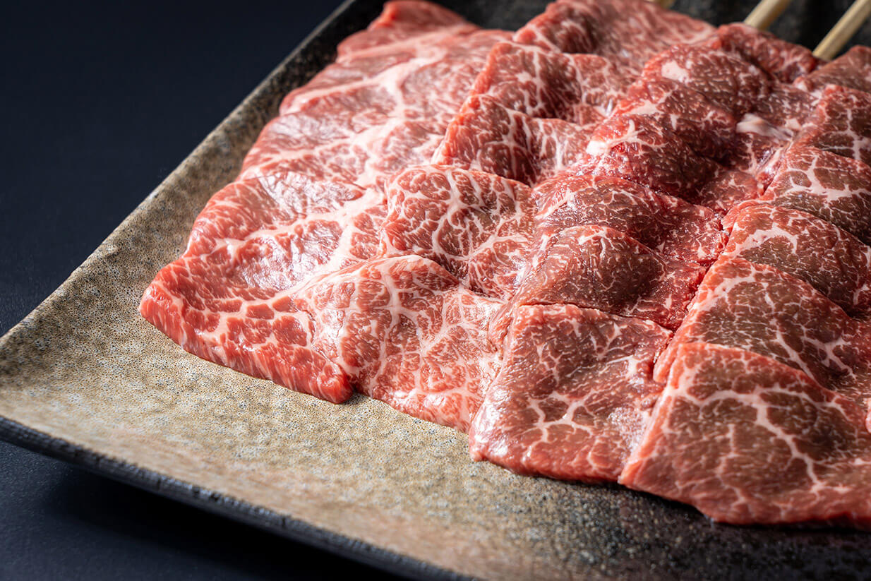 京都黒毛和牛「肉宝 平井牛」赤身焼肉用 500g(冷凍)
