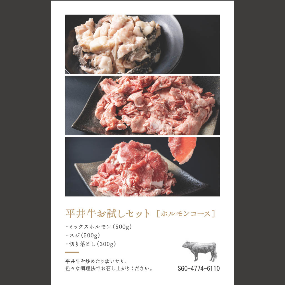 【限定】京都黒毛和牛「平井牛」カタログギフト『京の肉宝』