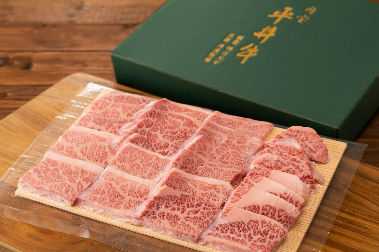 京都黒毛和牛「肉宝 平井牛」霜降り焼肉用 500g（冷凍）